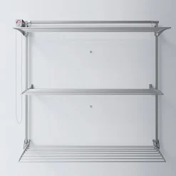 Foxydry Séchoir mural 3 grilles pliables 152x52x137 cm alu Tower 150* Etendoir À Linge