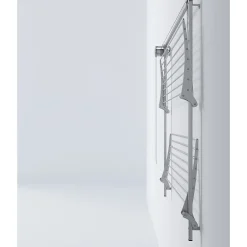 Foxydry Séchoir mural 2 grilles réglables 128x52x137 cm alu Wall Plus 120* Etendoir À Linge