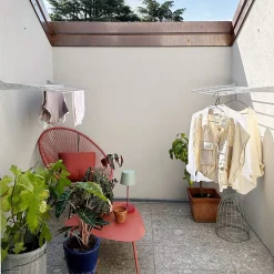 Foxydry Séchoir mural alu bas 82x50x10cm Fold Down 80