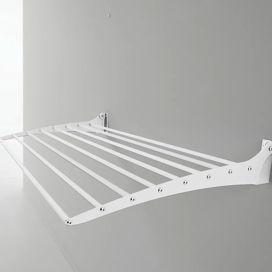 Foxydry Séchoir mural alu blanc clic 82x50x10cm Fold 80