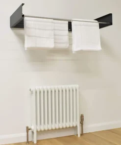 Foxydry Séchoir mural alu pliable 101x50x13cm anthracite Hide 100* Etendoir À Linge