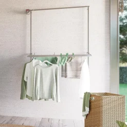 Foxydry Séchoir mural réglable blanc 108x52x137 cm alu Wall 100