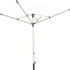 Leifheit Séchoir parapluie extérieur avec housse de protection, 50 m d'étendage, noir et gris, LinoLift 500
