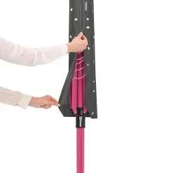 Brabantia Séchoir parapluie rotatif 50m d'étendage, rose, Lift'O Matic