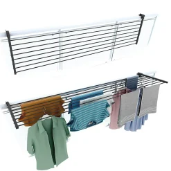 Foxydry Séchoir rabattable 2 positions extérieur 162x63x8 cm Duo* Etendoir À Linge