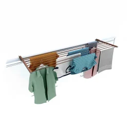 Foxydry Séchoir rabattable extérieur corten 162x63x8 cm Duo* Etendoir À Linge