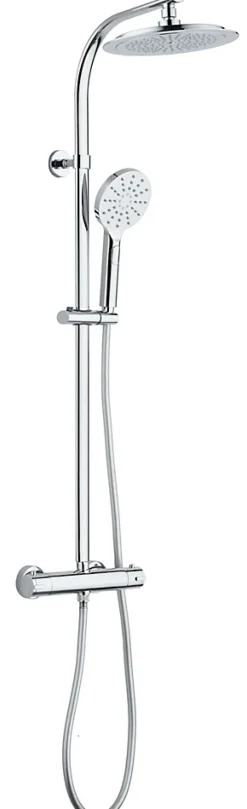 Schütte SCHÜTTE MADURA FRESH système de douche avec mitigeur thermostatique , chromé* Colonne De Douche Thermostatique