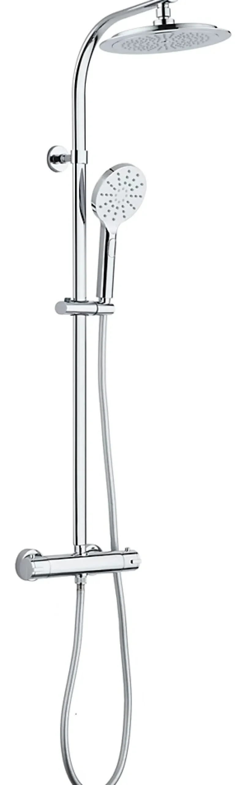 Schütte SCHÜTTE MADURA FRESH système de douche avec mitigeur thermostatique , chromé* Colonne De Douche Thermostatique