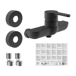 Schütte SCHÜTTE Mitigeur de douche DENVER Noir mat* Robinet De Douche