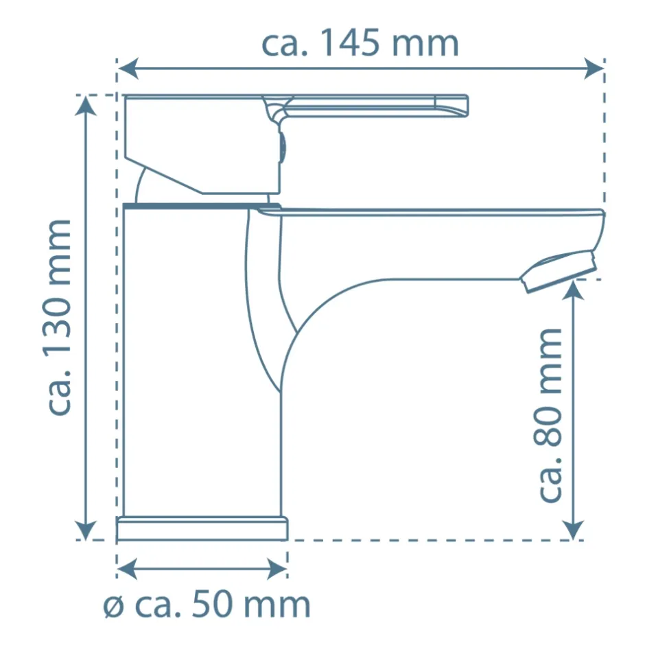Schütte SCHÜTTE Mitigeur de lavabo DENVER Noir mat* Robinet De Douche