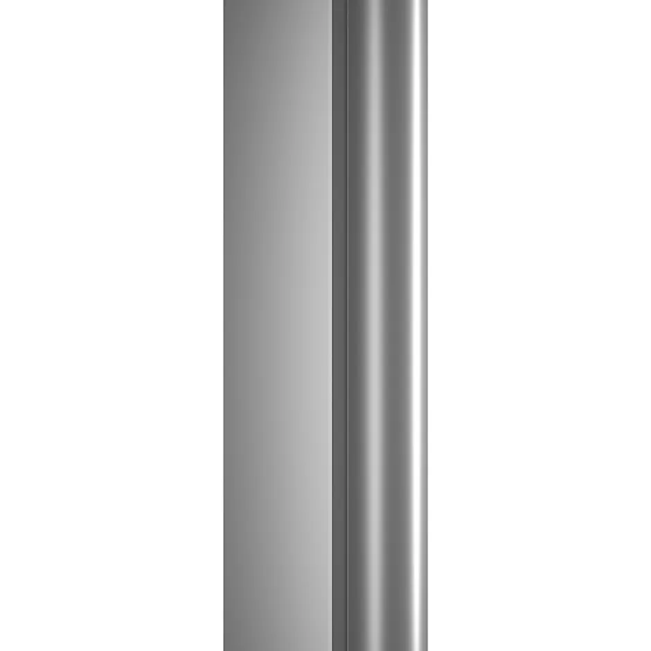 Schulte Pare-baignoire 70x130 cm - Réversible - Écran pliant - Verre de Sécurité transparent 5 mm - Bandes - Aluminium