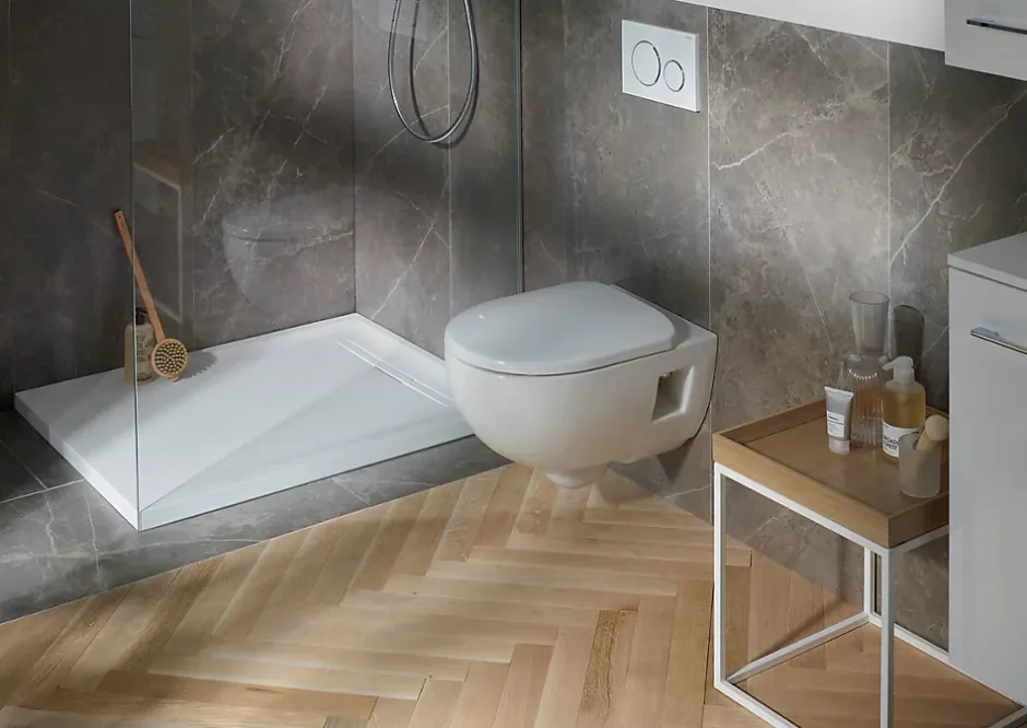 Geberit Selnova Cuvette suspendue sans bride en céramique blanche (501.545.01.1)