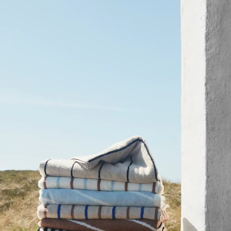 OYOY Living Serviette bleu en coton organique H60x40cm* Serviette De Toilette
