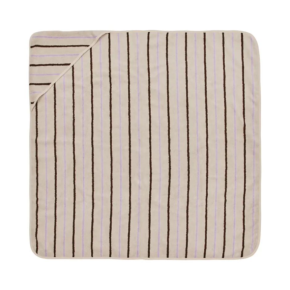 OYOY Mini Serviette de bain blanc en coton organique H100x100cm
