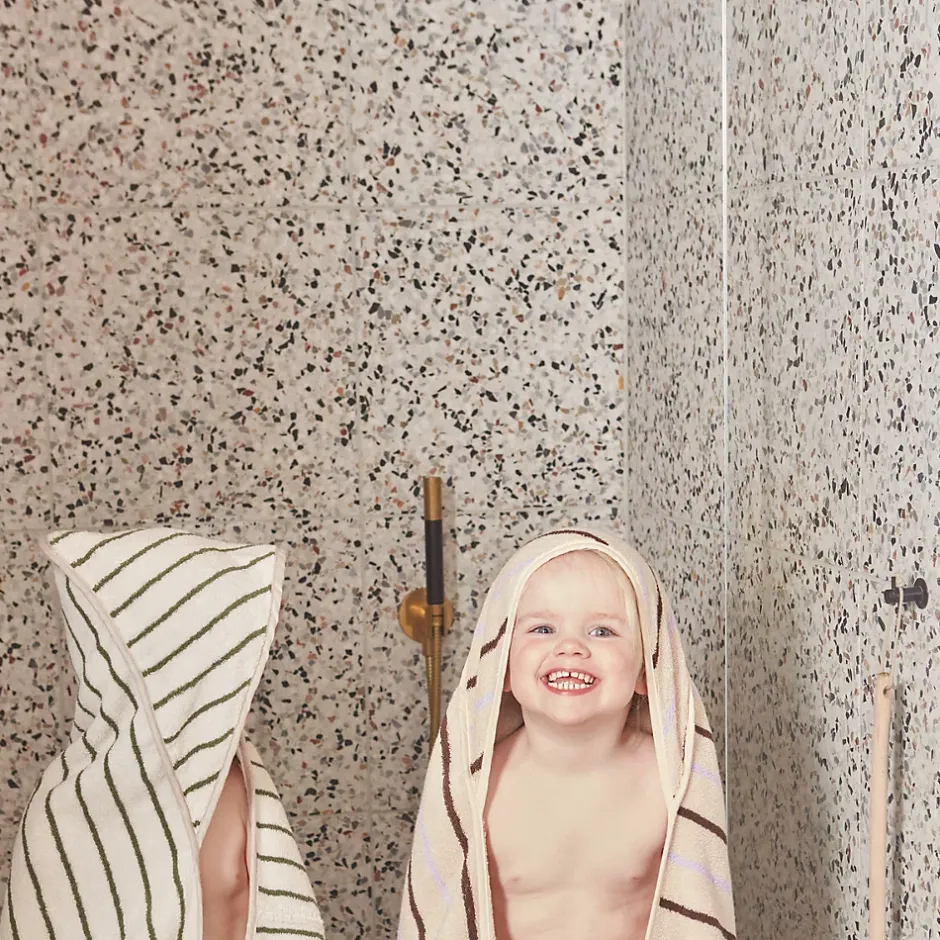 OYOY Mini Serviette de bain blanc en coton organique H100x100cm* Serviette De Toilette
