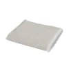GoodHome Serviette de bain blanche et beige galet Elland 150 x 100 cm