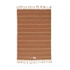 OYOY Living Serviette de bain Kyoto marron en coton organique H100x67cm* Serviette De Toilette