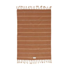 OYOY Living Serviette de bain Kyoto marron en coton organique H100x67cm* Serviette De Toilette