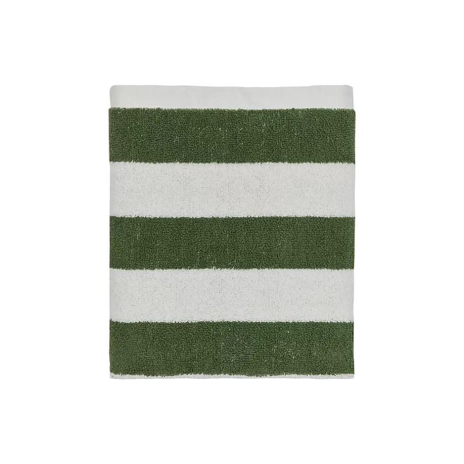 OYOY Living Serviette de bain vert en coton organique H100x50cm