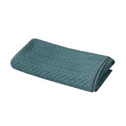 GoodHome Serviette de bain vert pinède Sary 140 x 70 cm