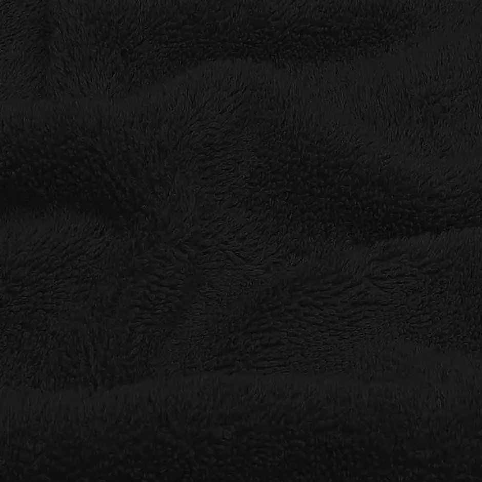 Sensei Maison Serviette de toilette 550 g/m² Noir 50x100 cm LUXURY