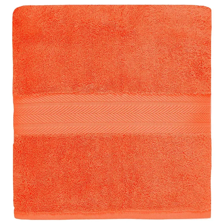 Sensei Maison Serviette de toilette 550 g/m² Corail 50x100 cm LUXURY