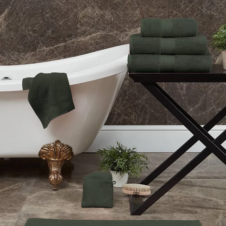 Sensei Maison Serviette de toilette 550 g/m² Eucalyptus 50x100 cm LUXURY* Serviette De Toilette