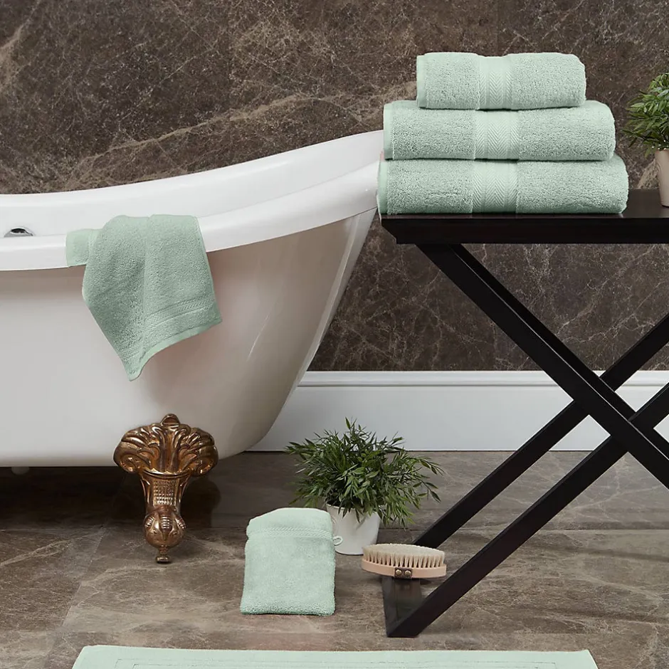 Sensei Maison Serviette de toilette 550 g/m² Menthe 50x100 cm LUXURY