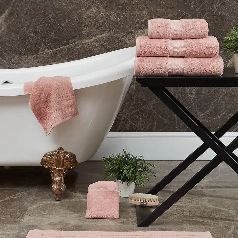 Sensei Maison Serviette de toilette 550 g/m² Poudre 50x100 cm LUXURY* Serviette De Toilette