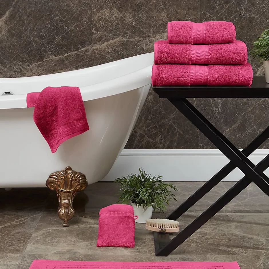 Sensei Maison Serviette de toilette 550 g/m² Rose Indien 50x100 cm LUXURY* Serviette De Toilette