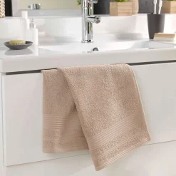 Eden Serviette de toilette 50 x 90 cm Tendresse taupe