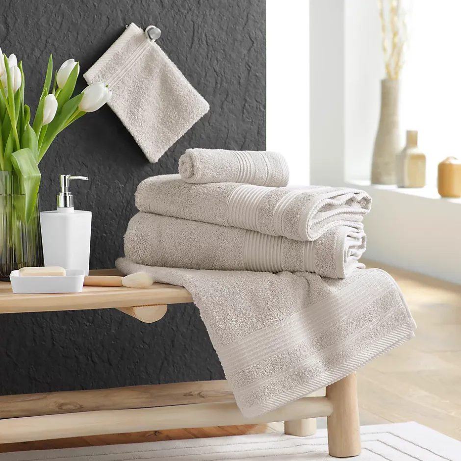 Eden Serviette de toilette 50 x 90 cm Tendresse lin
