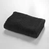 Eden Serviette de toilette 50 x 90 cm Tendresse noir