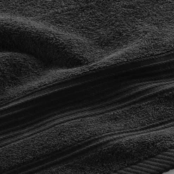 Eden Serviette de toilette 50 x 90 cm Tendresse noir