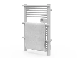 GoodHome Serviette de toilette blanche 100 x 50 cm, Koros