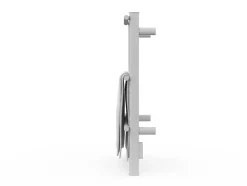 GoodHome Serviette de toilette blanche 100 x 50 cm, Koros