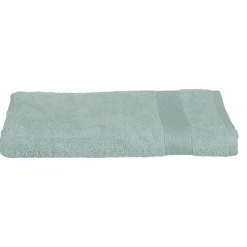 Atmosphera Créateur D'Intérieur Serviette de toilette Essentiel - coton 450 gr/m² - bleu givre 50x90 cm - Atmosphera
