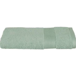 Atmosphera Créateur D'Intérieur Serviette de toilette Essentiel - coton 450 gr/m² - vert céladon 50x90 cm - Atmosphera* Serviette De Toilette