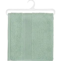 Atmosphera Créateur D'Intérieur Serviette de toilette Essentiel - coton 450 gr/m² - vert céladon 50x90 cm - Atmosphera* Serviette De Toilette