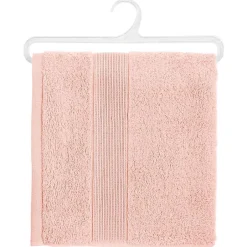 Atmosphera Créateur D'Intérieur Serviette de toilette Essentiel - coton 450 gr/m² - rose 50x90 cm - Atmosphera* Serviette De Toilette