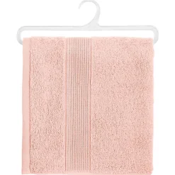 Atmosphera Créateur D'Intérieur Serviette de toilette Essentiel - coton 450 gr/m² - rose 50x90 cm - Atmosphera* Serviette De Toilette