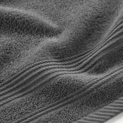 Eden Serviette de toilette invite 30 x 50 cm Tendresse anthracite