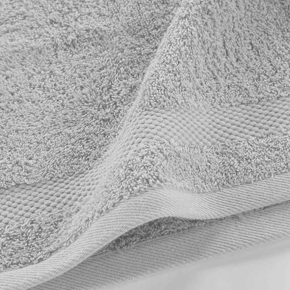 Eden Serviette de toilette invite 30 x 50 cm Elegante gris perle