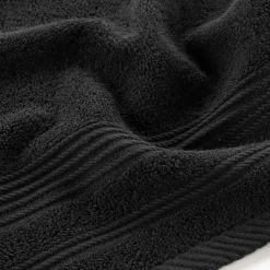 Eden Serviette de toilette invite 30 x 50 cm Tendresse noir