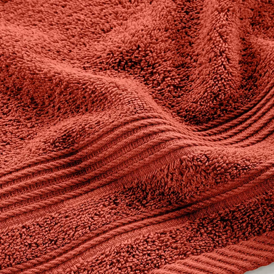 Eden Serviette de toilette invite 30 x 50 cm Tendresse marsala* Serviette De Toilette