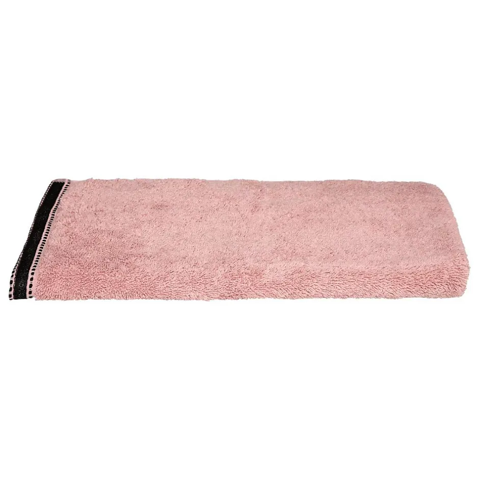 Atmosphera Créateur D'Intérieur Serviette de toilette Joia - coton 550 gr/m² - rose 50x90 cm - Atmosphera