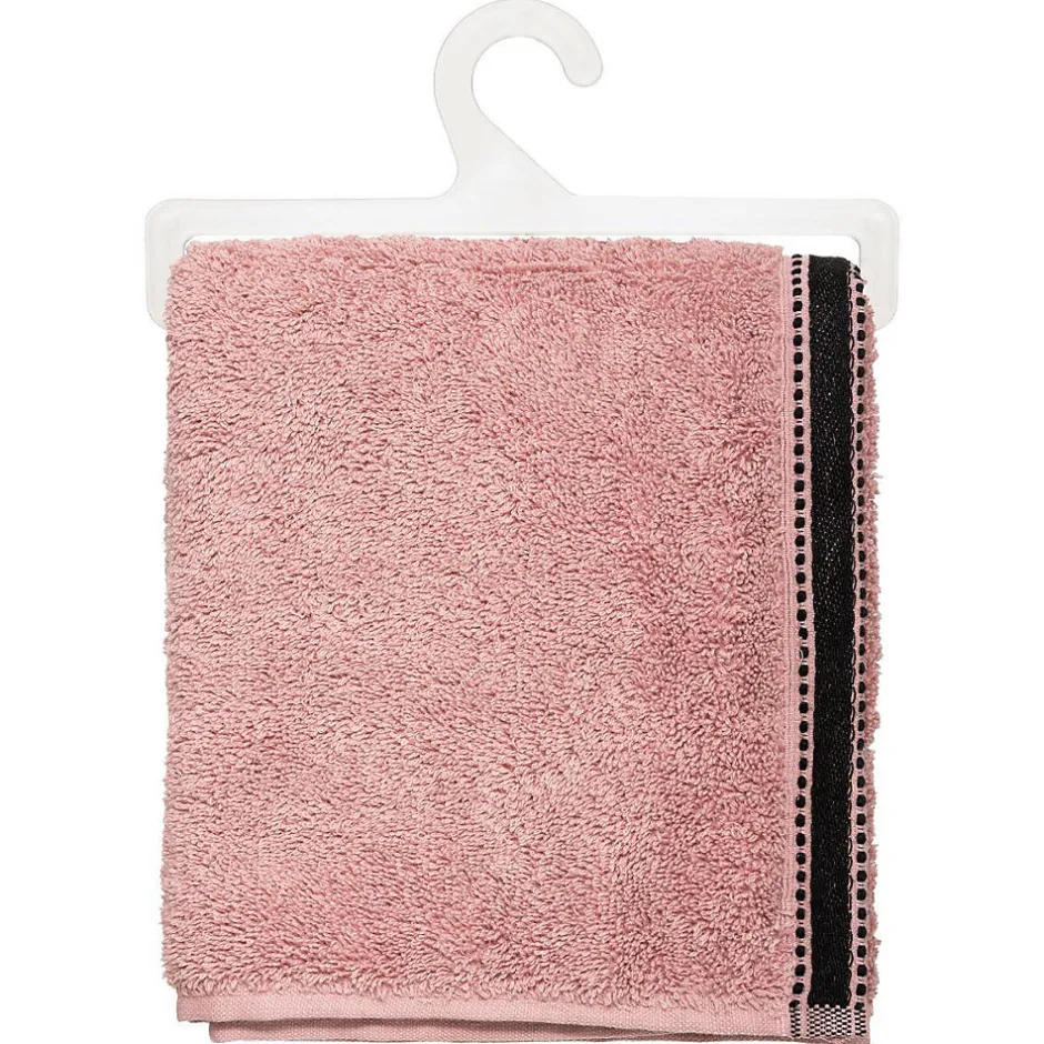 Atmosphera Créateur D'Intérieur Serviette de toilette Joia - coton 550 gr/m² - rose 50x90 cm - Atmosphera
