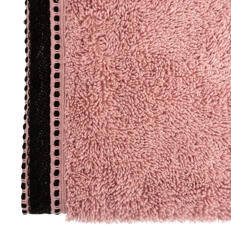Atmosphera Créateur D'Intérieur Serviette de toilette Joia - coton 550 gr/m² - rose 50x90 cm - Atmosphera