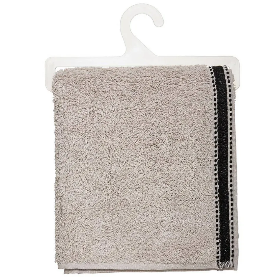 Atmosphera Créateur D'Intérieur Serviette de toilette Joia - coton 550 gr/m² - lin 50x90 cm - Atmosphera