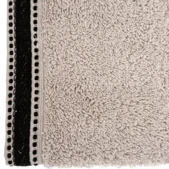 Atmosphera Créateur D'Intérieur Serviette de toilette Joia - coton 550 gr/m² - lin 50x90 cm - Atmosphera